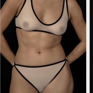 Kye Ikebana sheet bra - black/ecru